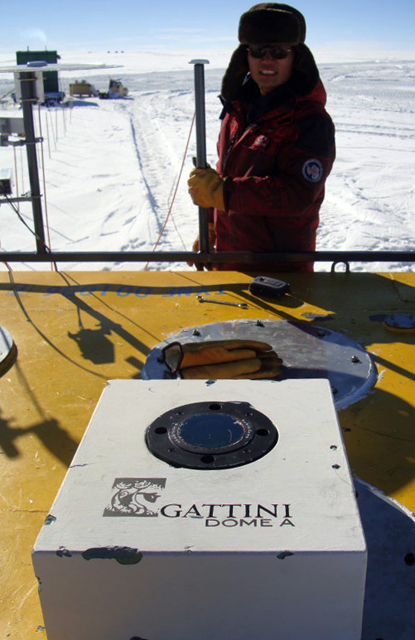 Installation of Gattini camera at Dome A.