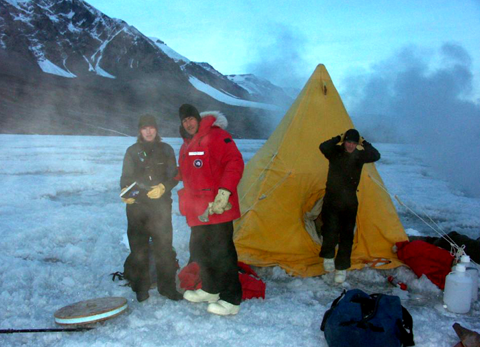 Scientists in the McMurdo Dry Valleys