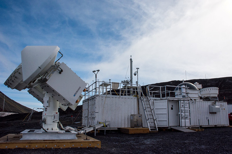 The AWARE site is the most densely clustered climate instrumentation ever deployed to Antarctica