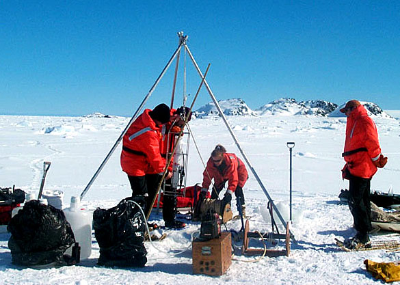 Sampling Station at Bonaparte Point