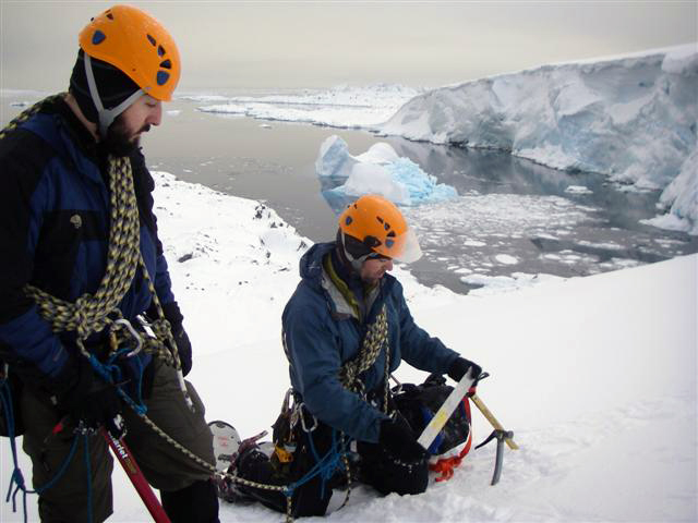 Palmer Glacier Search and Rescue team in action.