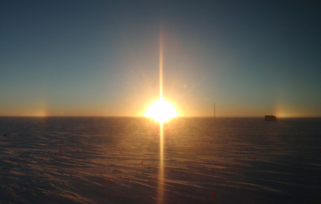 2010 South Pole Sunset