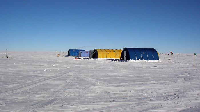 AGAP South camp on the polar plateau.