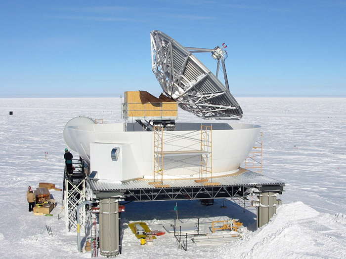 South Pole Communications Dish