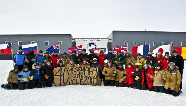 Women at the South Pole on 40th anniversary