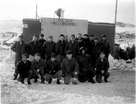 A group photo of military men.