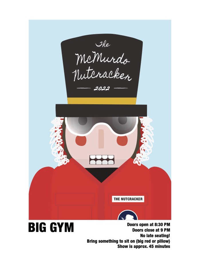 The flyer advertising The McMurdo Nutcracker. 