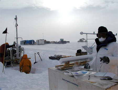 ITASE team in the field in 2002.