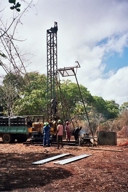 Drill used in Tanzania.