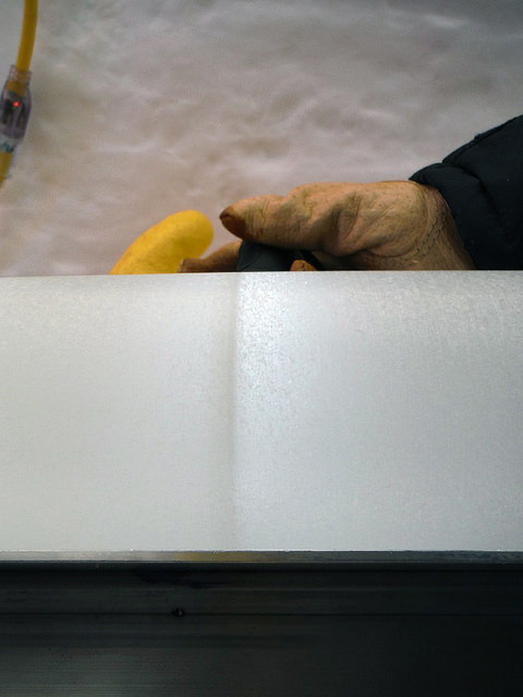 Section of an ice core.