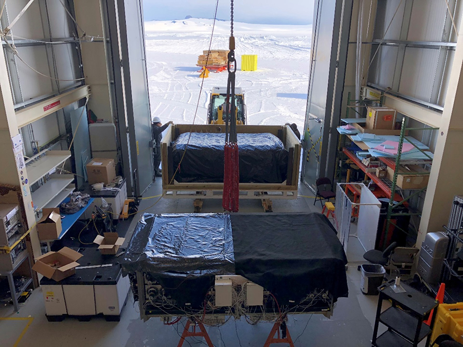 Back at the Long Duration Balloon Facility at McMudro Station, the team went through and tested the instrument's components to see what worked and what needed to be replaced. 