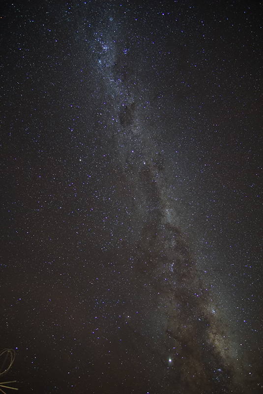 With virtually no light pollution, the Milky Way shines brilliantly above Palmer Station