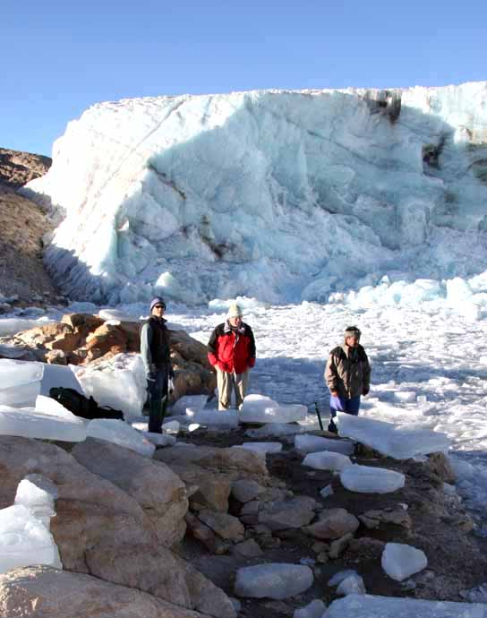 Science Team on Ice Cap