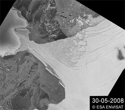 Satellite Image of Wilkins Ice Shelf