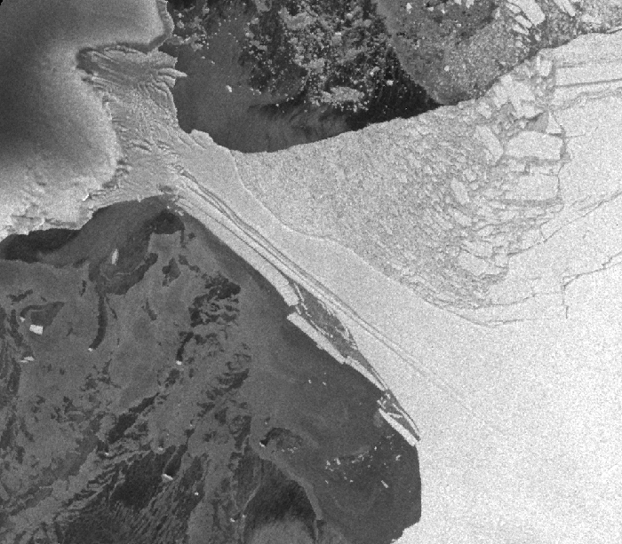 Satellite Image of Wilkins Ice Sheet